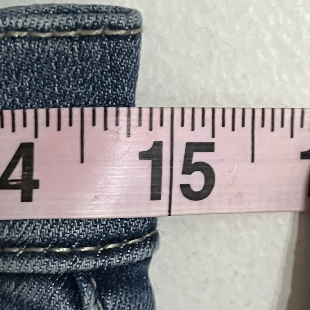 We The Free Women's Distressed Skinny Jeans‎ Raw Fringe Hem Size 28 Ankle Length